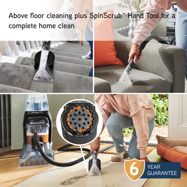 Vax CDCW-SSXA VAX SpinScrub Power Plus - Grey and Navy Blue